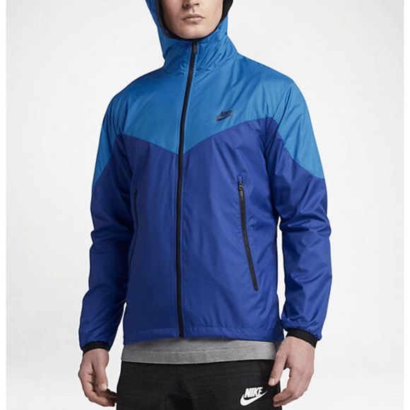 📦 NEW Men's XXL NIKE Sportswear Windrunner Full Zip Jacket Blue 917809-435 - Picture 5 of 7